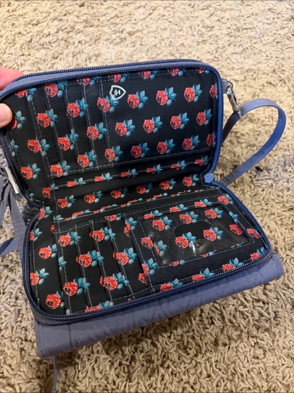 Vera Bradley Quilted wallet - Grey - Picture 4 of 4